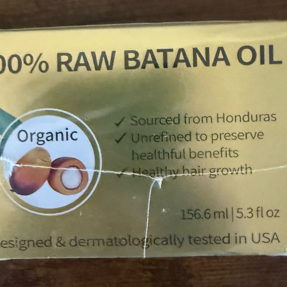 Organic Raw Batana Oil for Kids/ or adults